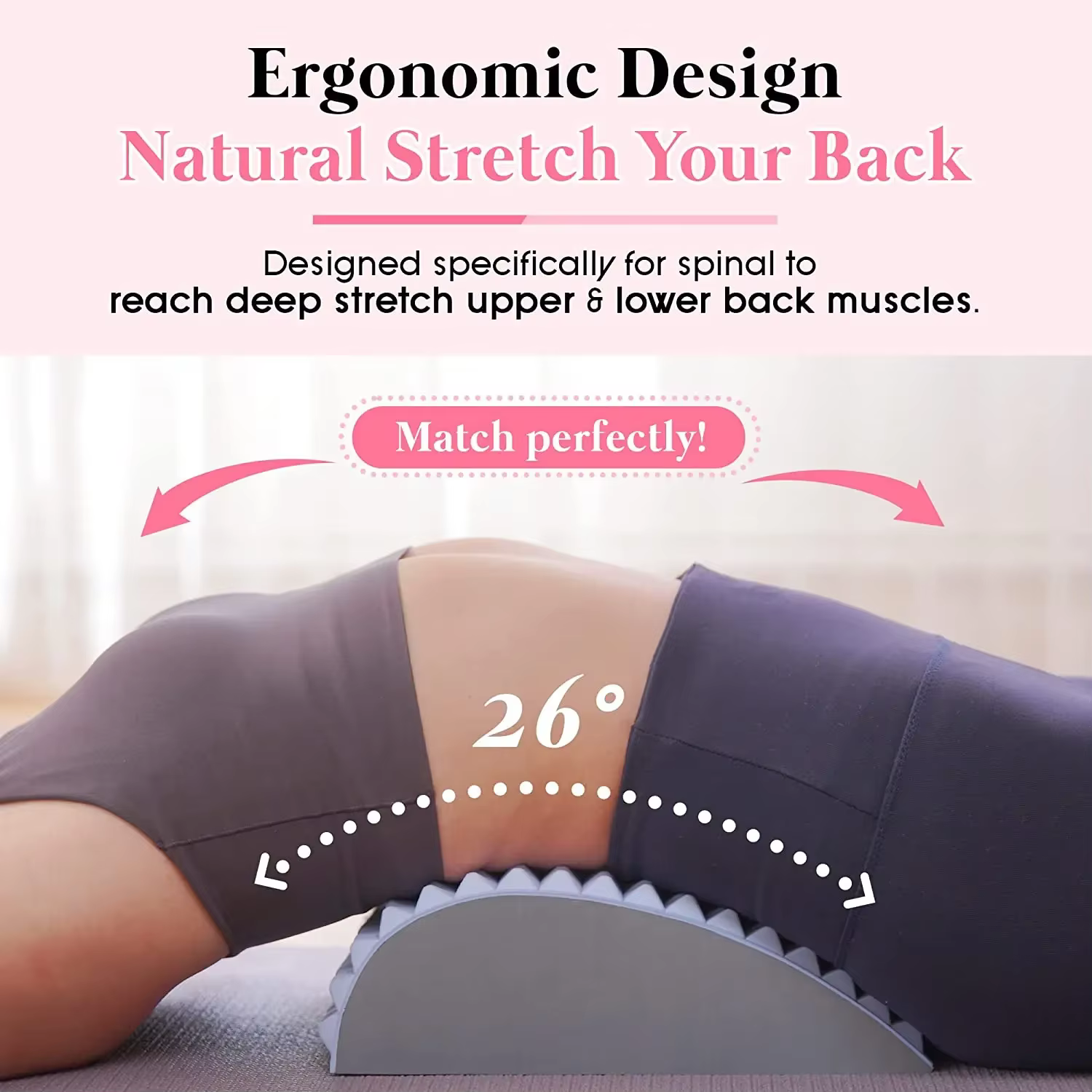 Coussin de soulagement des douleurs lombaires, soutien lombaire chronique, correcteur de posture pour hernie discale