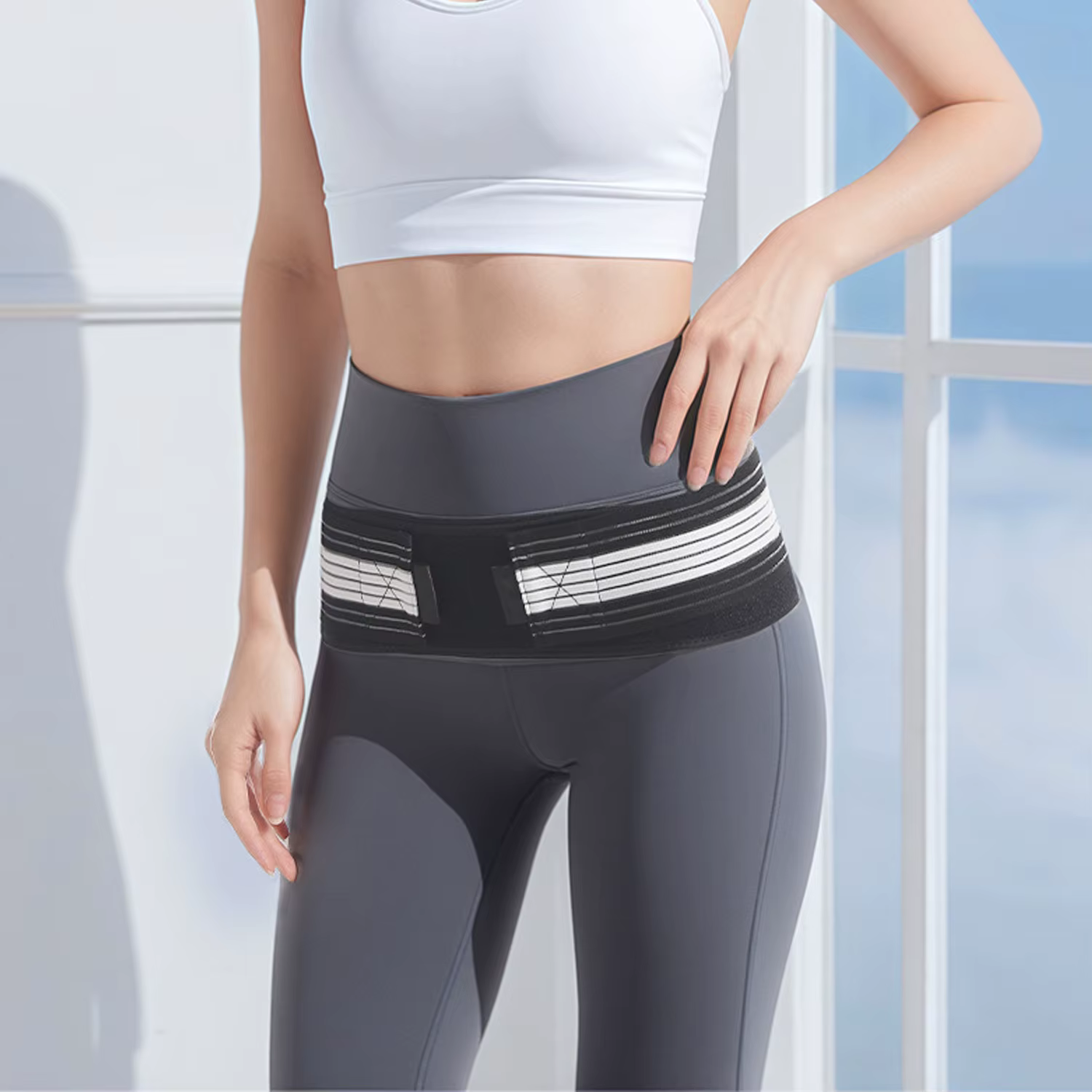 Unisex Lower Back Support Brace – Pelvic Support Belt – Hip Spur Belt – Sciatica Pelvic Back Pain Relief Belt