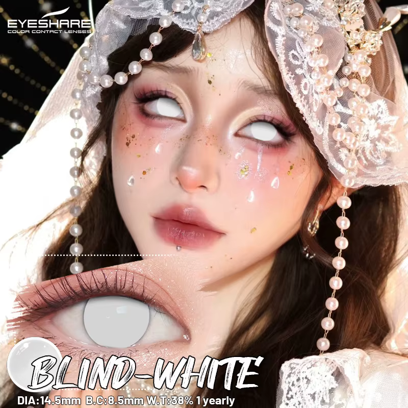 EYESHARE 1 paire de lentilles de Contact de couleur Cosplay pour les yeux