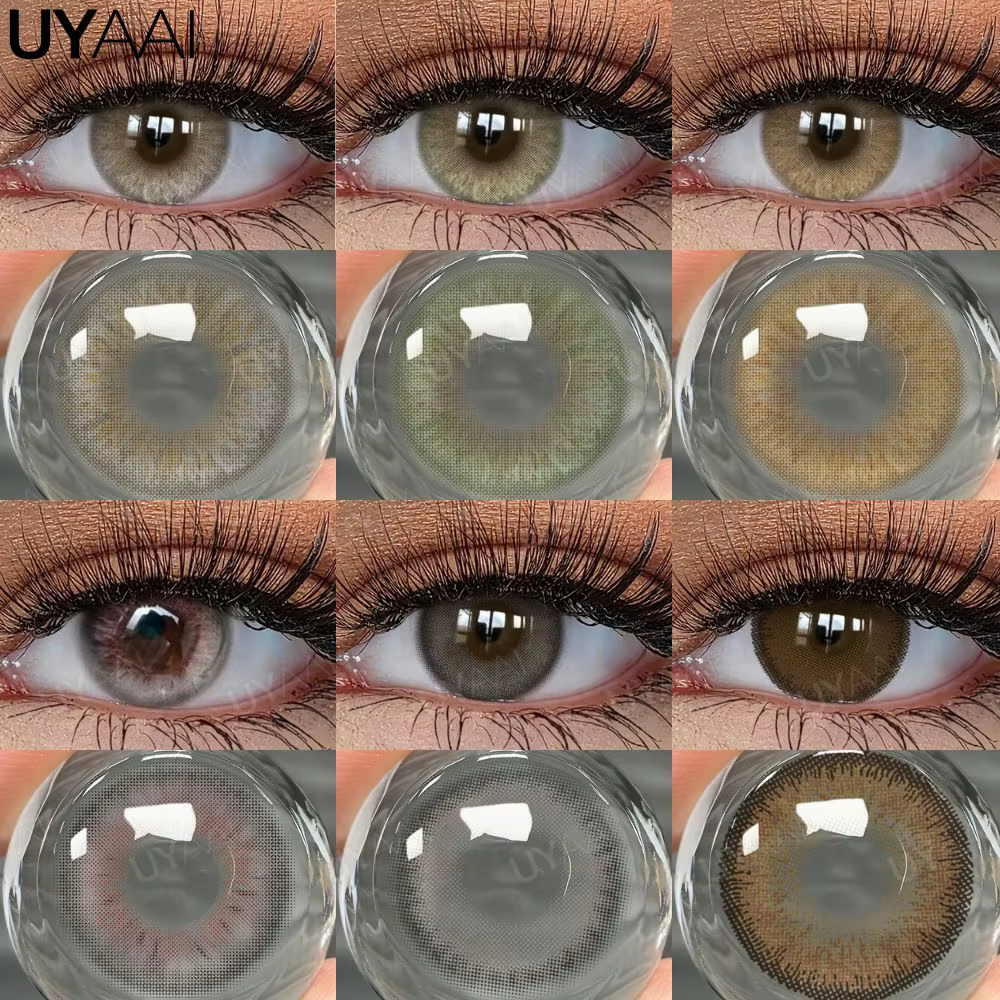 Lentilles de contact UYAAI : Lentilles de beauté noires