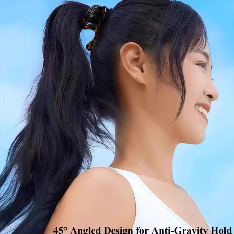 Épingles à cheveux élégantes courbées pour femmes, accessoires pour queue de cheval haute et coiffure arrière de la tête