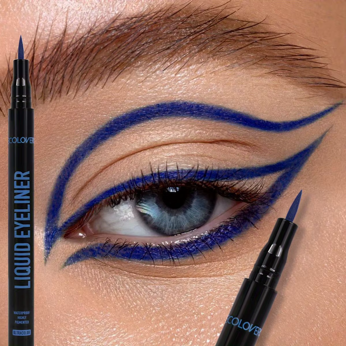 Stylo Eyeliner liquide imperméable, sans taches, coloré, mat, lisse, séchage rapide, facile à porter, maquillage de beauté sans bavures