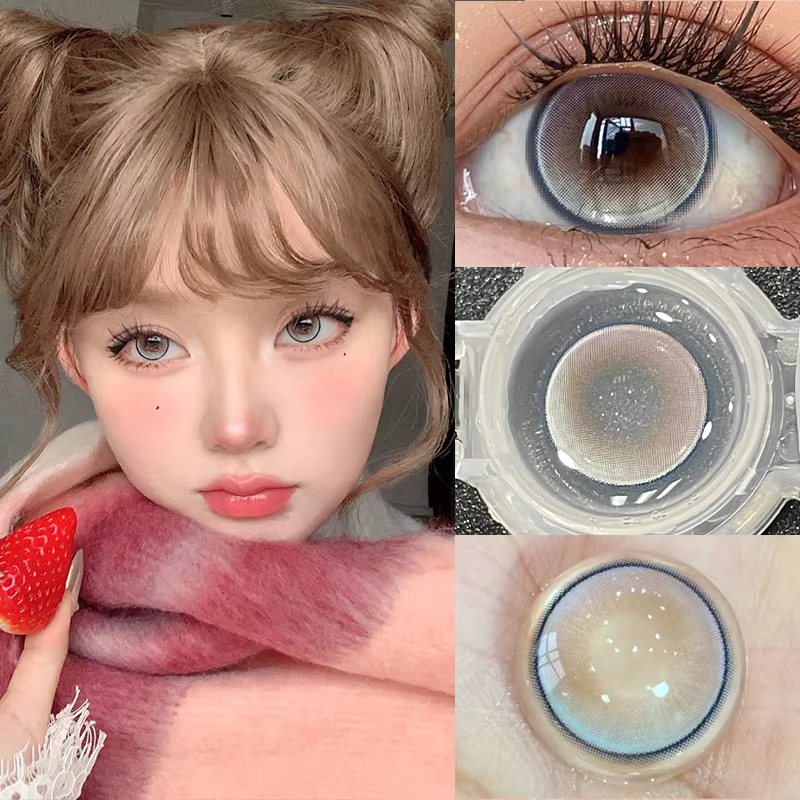 YIMEIXI 1 paire de lentilles de Contact de couleur myopie pour les yeux