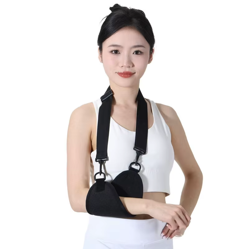 Support de bras réglable et respirant, sangle d'épaule, attelle d'immobilisation, poignet, coude, avant-bras, attelle de récupération de Fracture