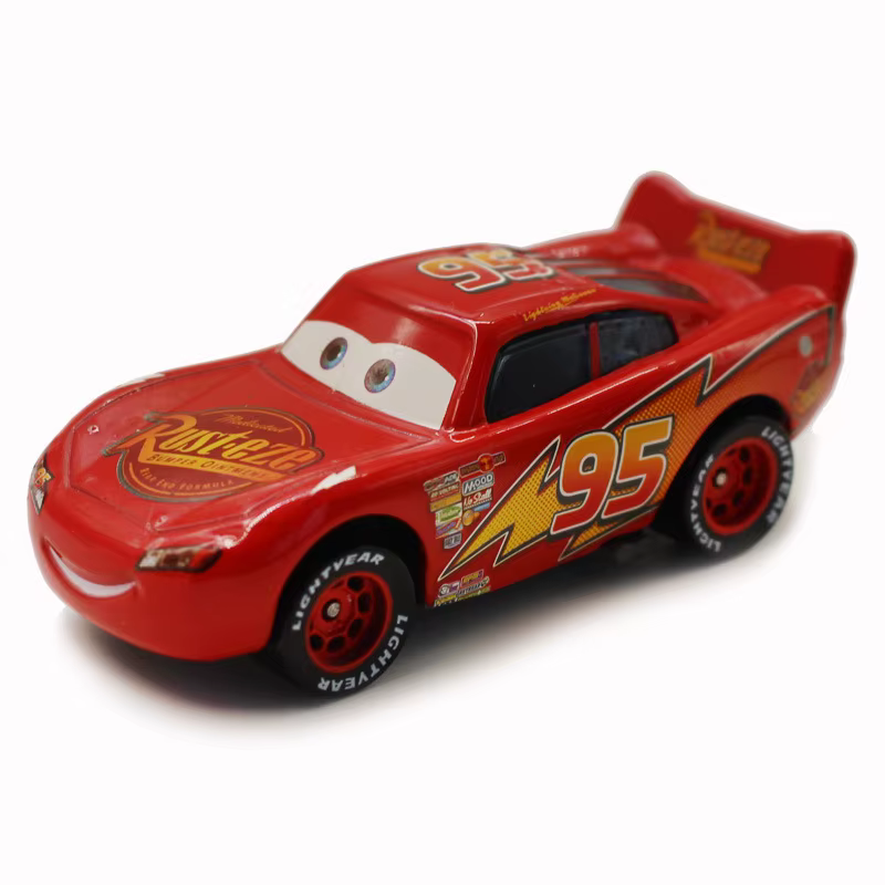 ▎ Disney Pixar Cars 3 1:55 Voiture de course en alliage moulé sous pression Lightning McQueen Jackson Storm Cruz Ramirez, cadeau d'anniversaire pour enfants