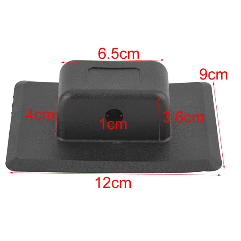 Base de tente pour kayak 12*9*3.6cm, base de navigation en PVC pour bateau, accessoires pour kayak en caoutchouc, support de fixation