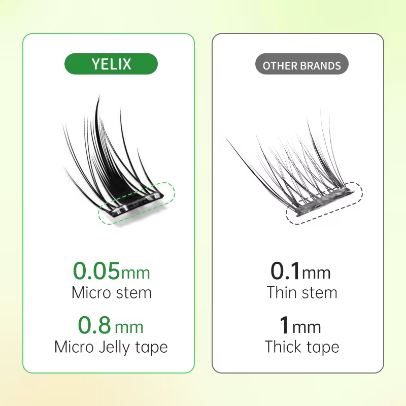 Yelix-Faux-cils naturels sans colle