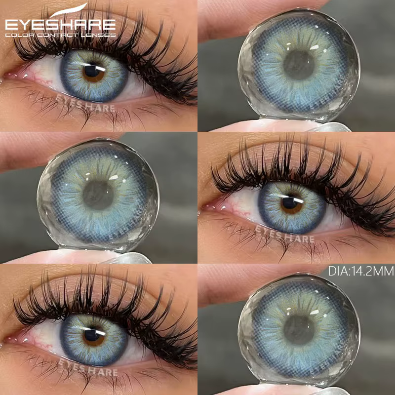 EYESHARE 1 paire de lentilles de Contact de couleur pour les yeux