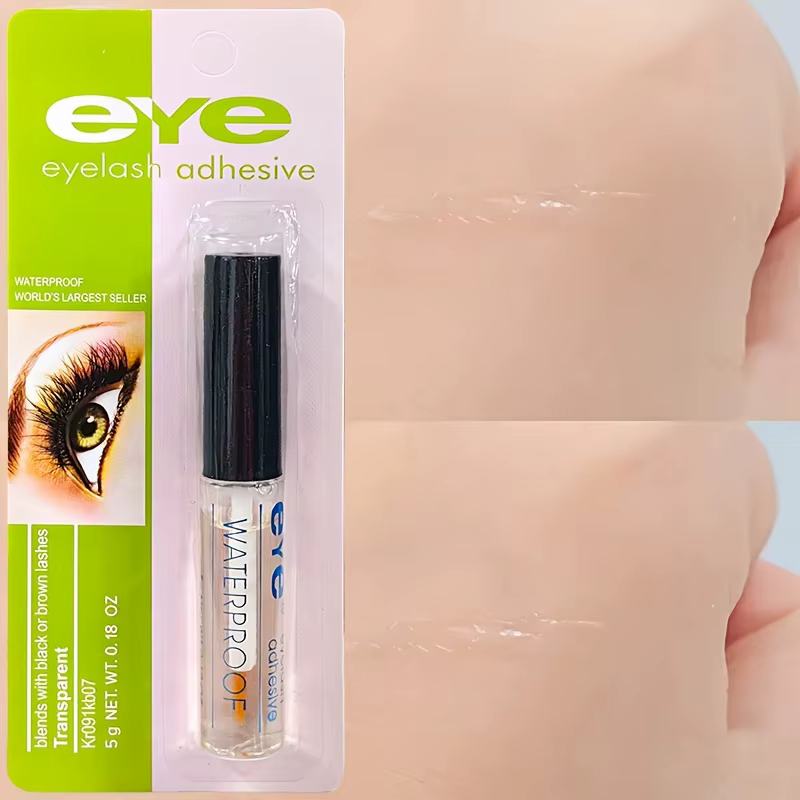 Adhésif pour cils imperméable et longue durée