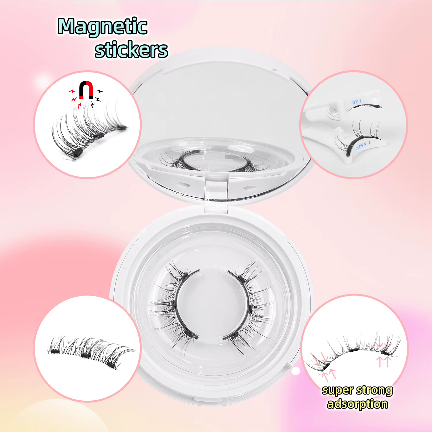 1 paire de faux cils magnétiques