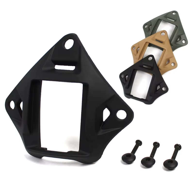 Adaptateur Base pour casque tactique NVG, carénage avec 3 trous en d'aluminium, Base NVG pour casques NVG