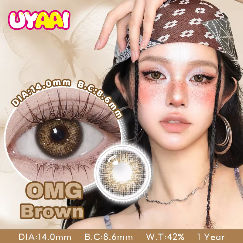 UYAAI couleur Contact marron yeux