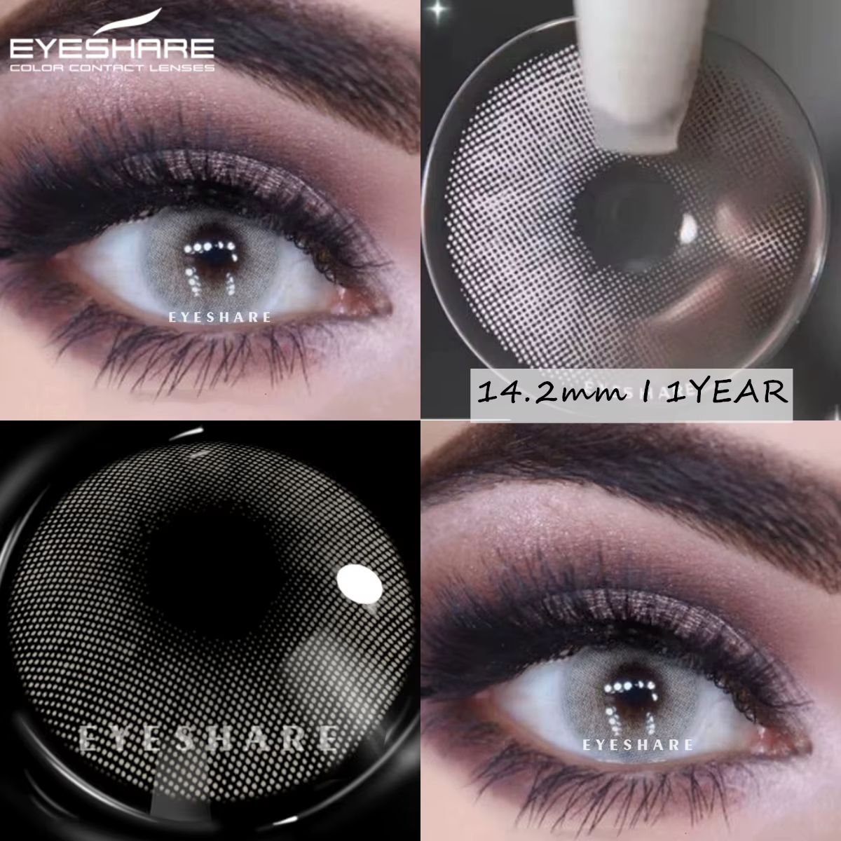 EYESHARE lentilles de contact de couleur pour les yeux 2 pièces
