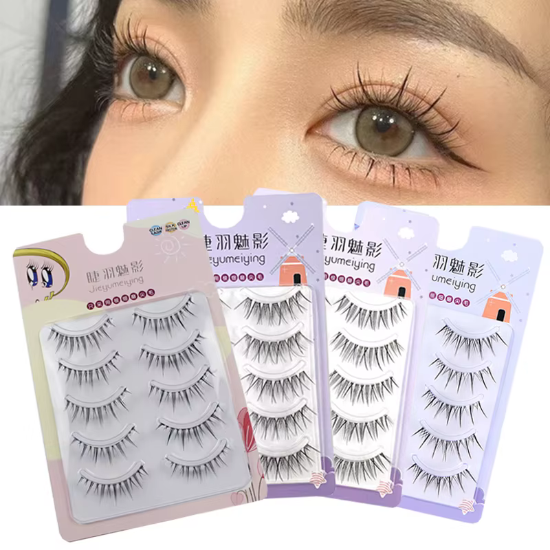 Extension de faux cils en vison naturel croisé