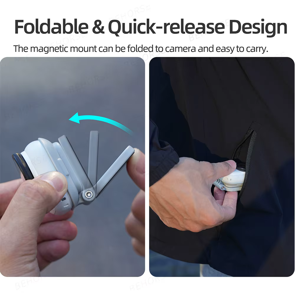 Support magnétique multifonctionnel pour Insta360 GO Ultra, support d'angle réglable pour accessoires de caméra Insta360 GO Ultra