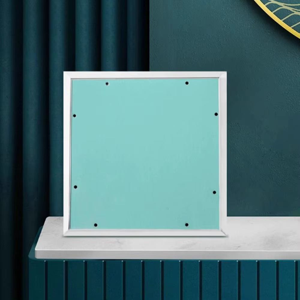 Plaque d'accès en alliage d'aluminium pour panneau de ciment, invisible, anti-corrosion, porte d'inspection, trou d'inspection de plafond résistant à l'humidité