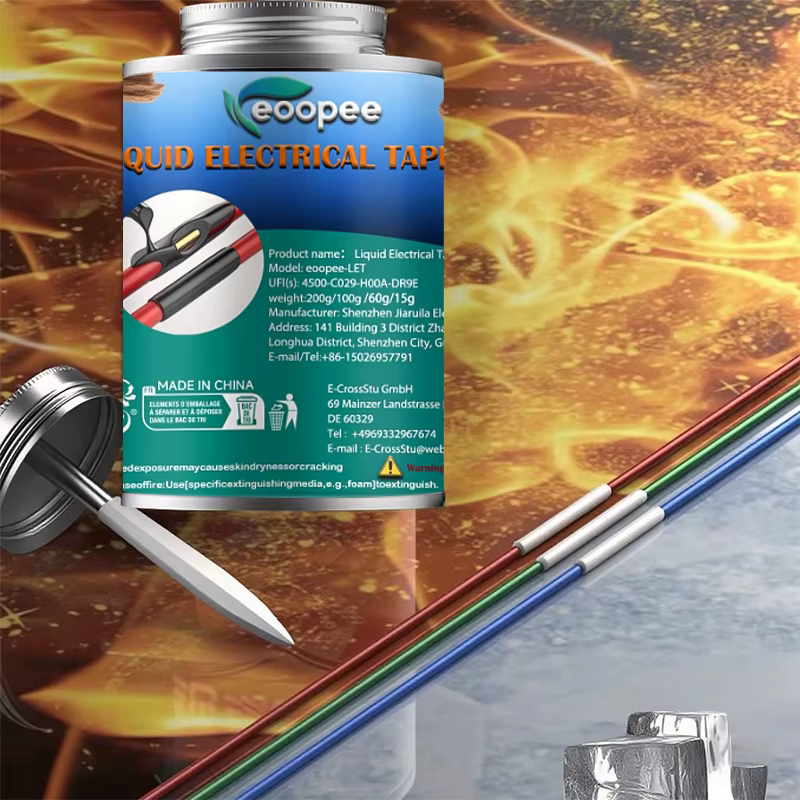 Ruban électrique liquide étanche, résine époxy, colle noire, scellant à séchage rapide pour fils et câbles, colle de ligne fixe à usage domestique