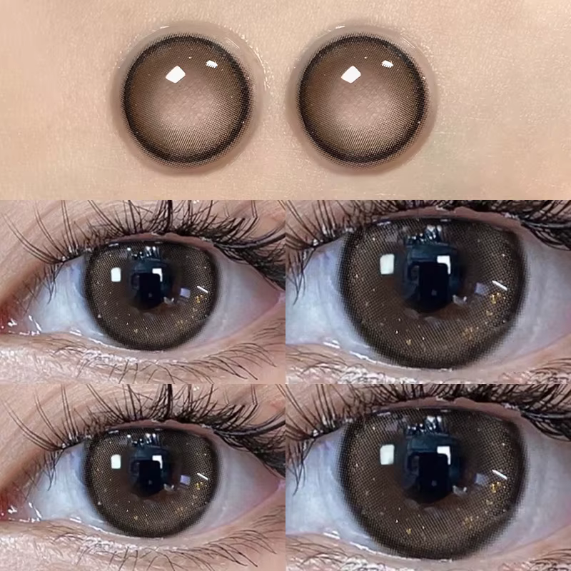 Lentilles colorées pour le maquillage des yeux