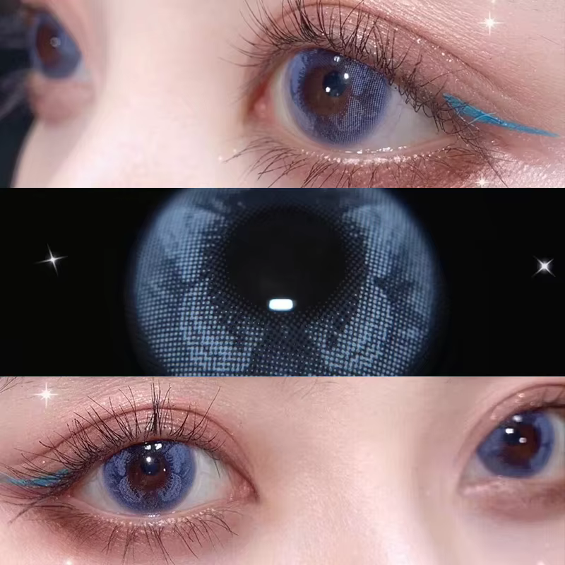 KSSEYE 2 pièces lentilles de Contact colorées pour les yeux beauté naturelle élèves bruns