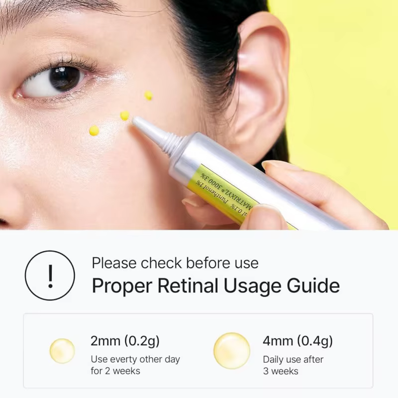 Crème raffermissante pour les yeux au rétinol : élimine les ridules