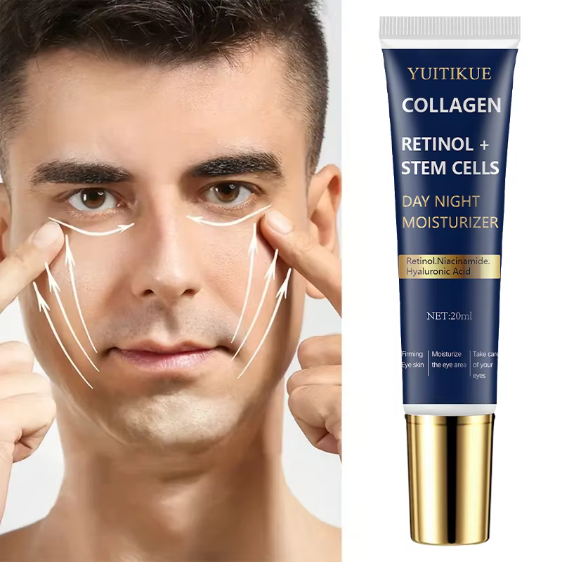 Crème pour les yeux au collagène et au rétinol 20 ml - Hydratant jour et nuit