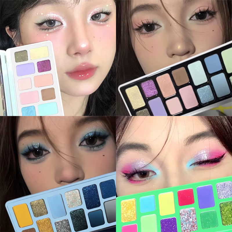 Palette de maquillage d'ombre à paupières 16 couleurs