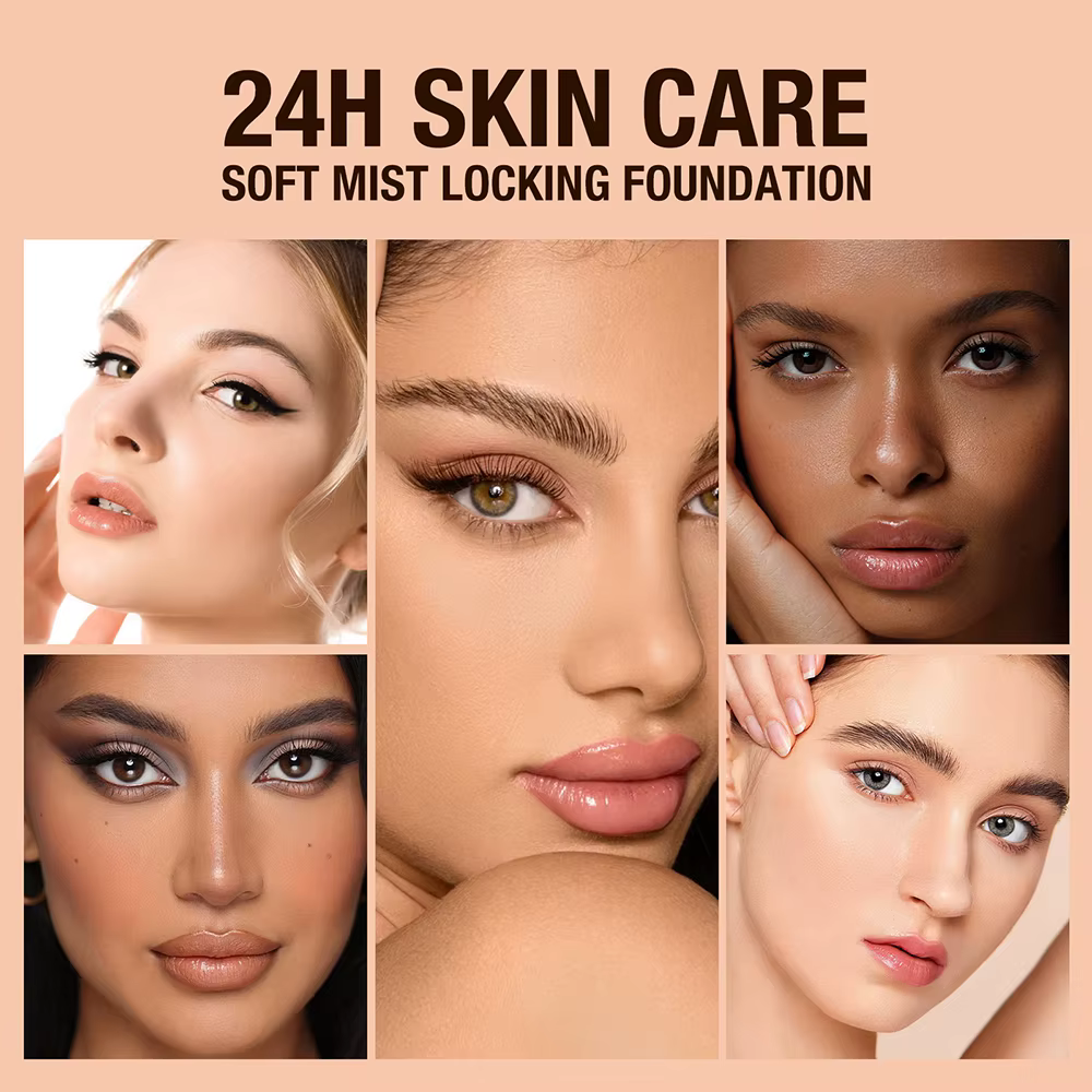 Fond de teint hydratant, correcteur, base de maquillage imperméable pour le visage, adapté au maquillage des femmes, cadeau d'Halloween