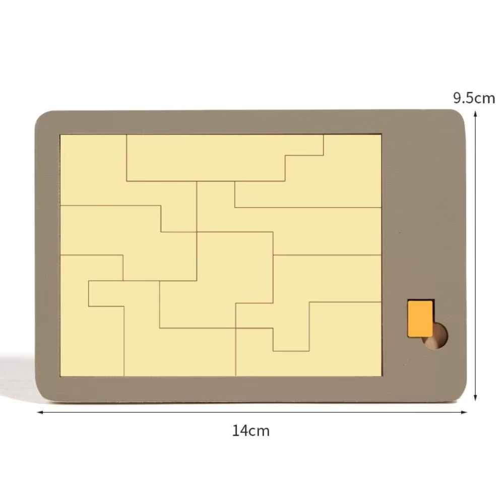 Puzzle Triangle de forme irrégulière, entraînement logique coloré, bloc en bois, jeu de casse-tête Tridimensionnel Montessori