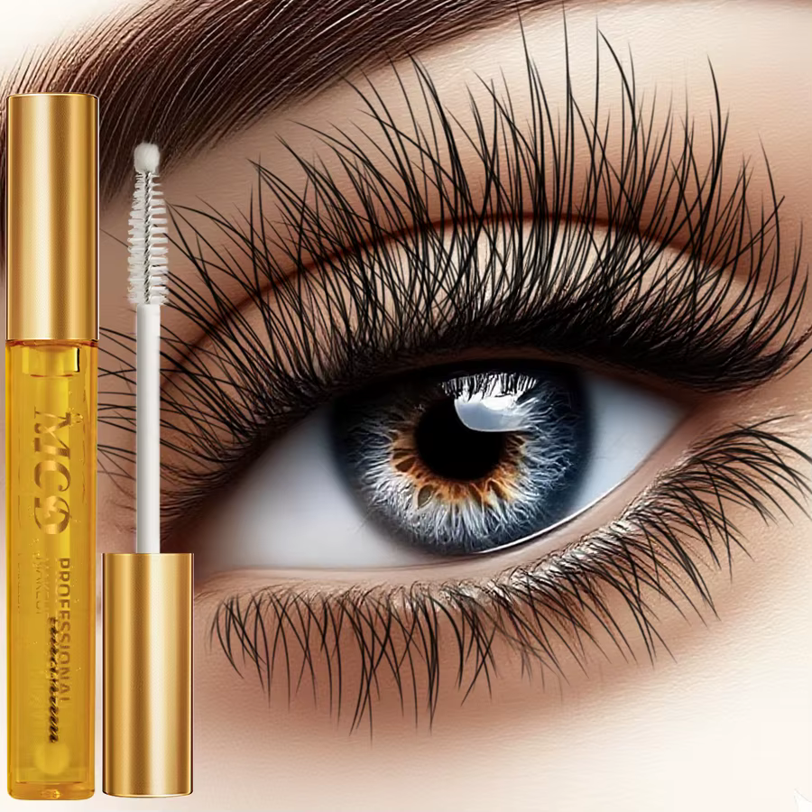 Sérum rehausseur de cils et de sourcils nourrissant Transparent