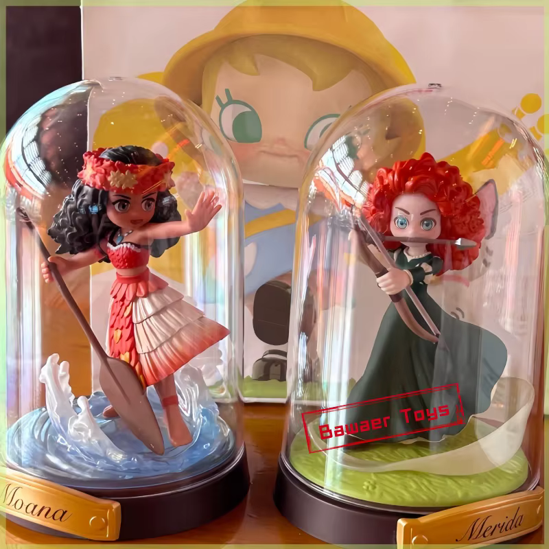 Pop Mart – boîte aveugle Surprise princesse Disney, créez votre série mondiale, sac de devinettes, boîte mystère, jouets, ornements de bureau, cadeau