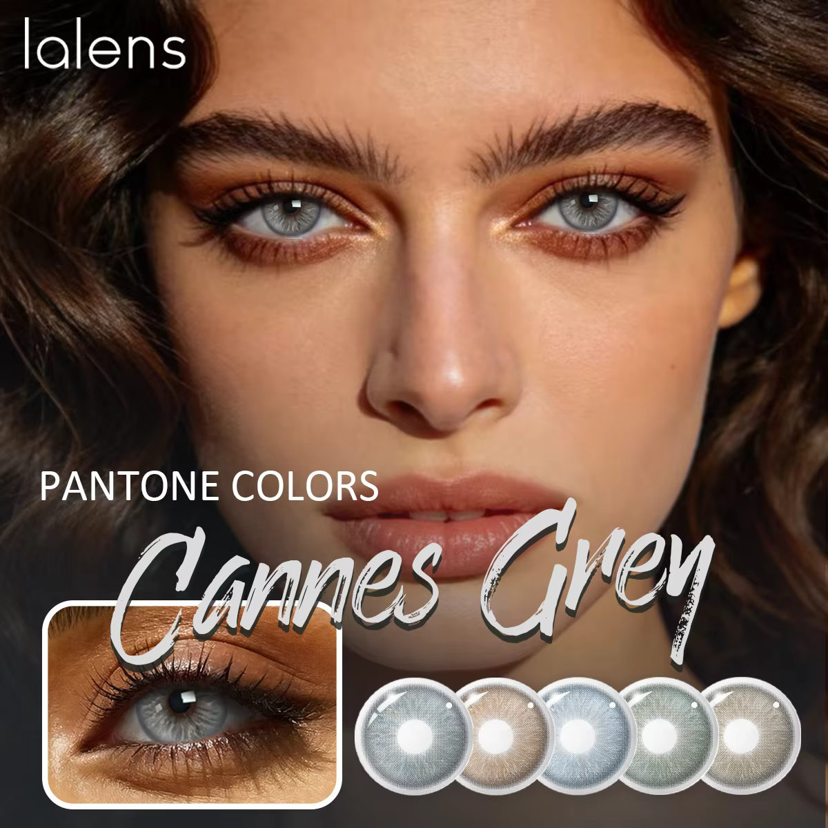 Lentilles de contact colorées bleues Lalens 14