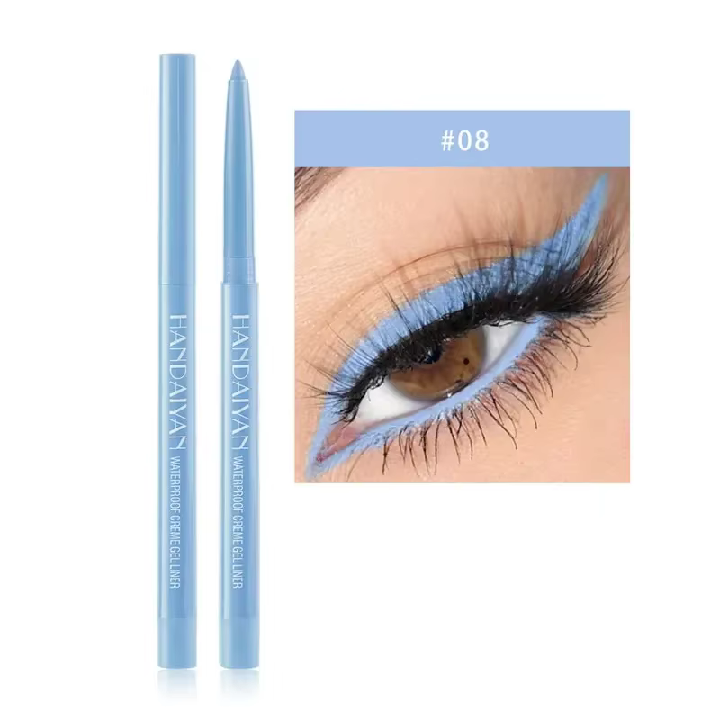 Nouveau Eyeliner mat nacré imperméable de 20 couleurs pas facile à tacher stylo