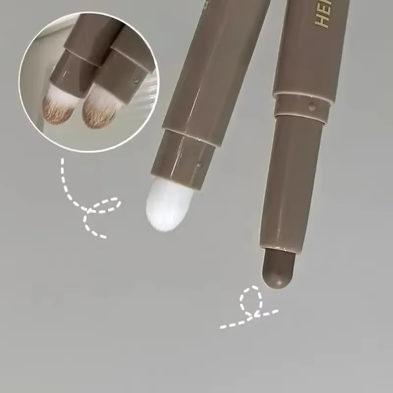Stick de Contouring 3D Gris avec Pinceau pour Ombre de Nez