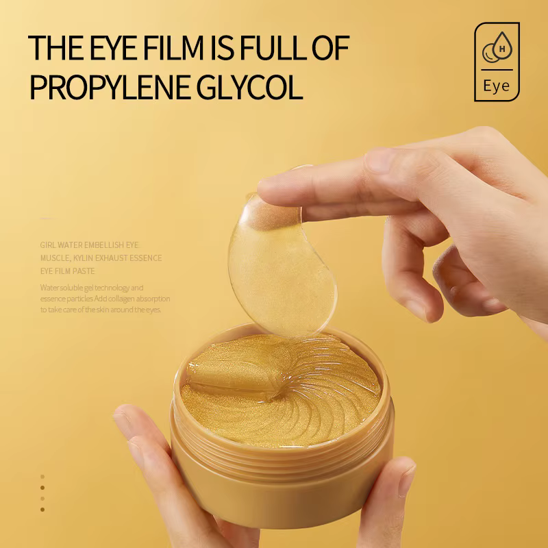 Masque pour les yeux hydratant au collagène doré