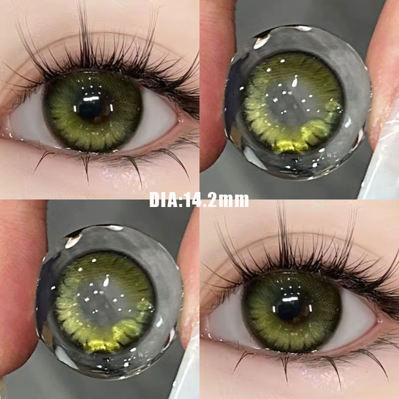 KSSEYE 2 pièces nouvelles lentilles de Contact de couleur bleue gris changer