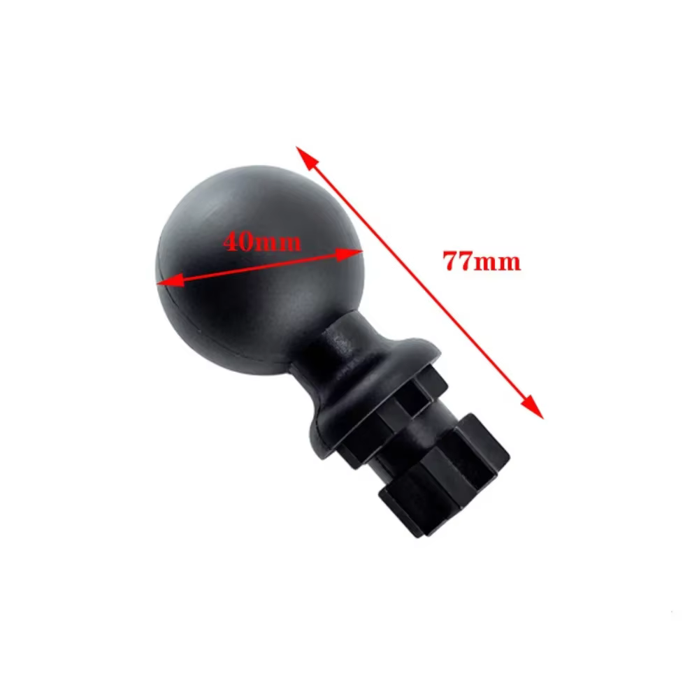 Base de piste à dégagement rapide pour Kayak noir, 1.57 pouces, adaptateur de montage sur boule, systèmes de Rail de guidage coulissant, accessoire pour Sports aquatiques, 1 pièce