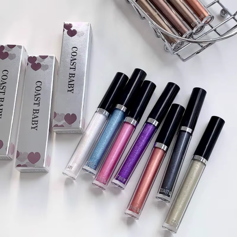 Fard à paupières liquide nacré 12 couleurs
