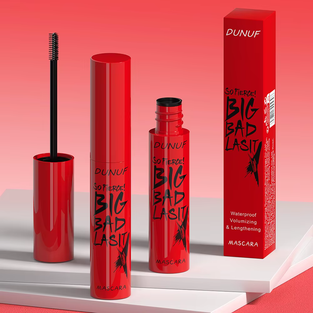 DUNUF 1 pièces Mascara longue durée mince épais imperméable boucle ne tache pas facilement résistant à la sueur et sans taches débutant amical
