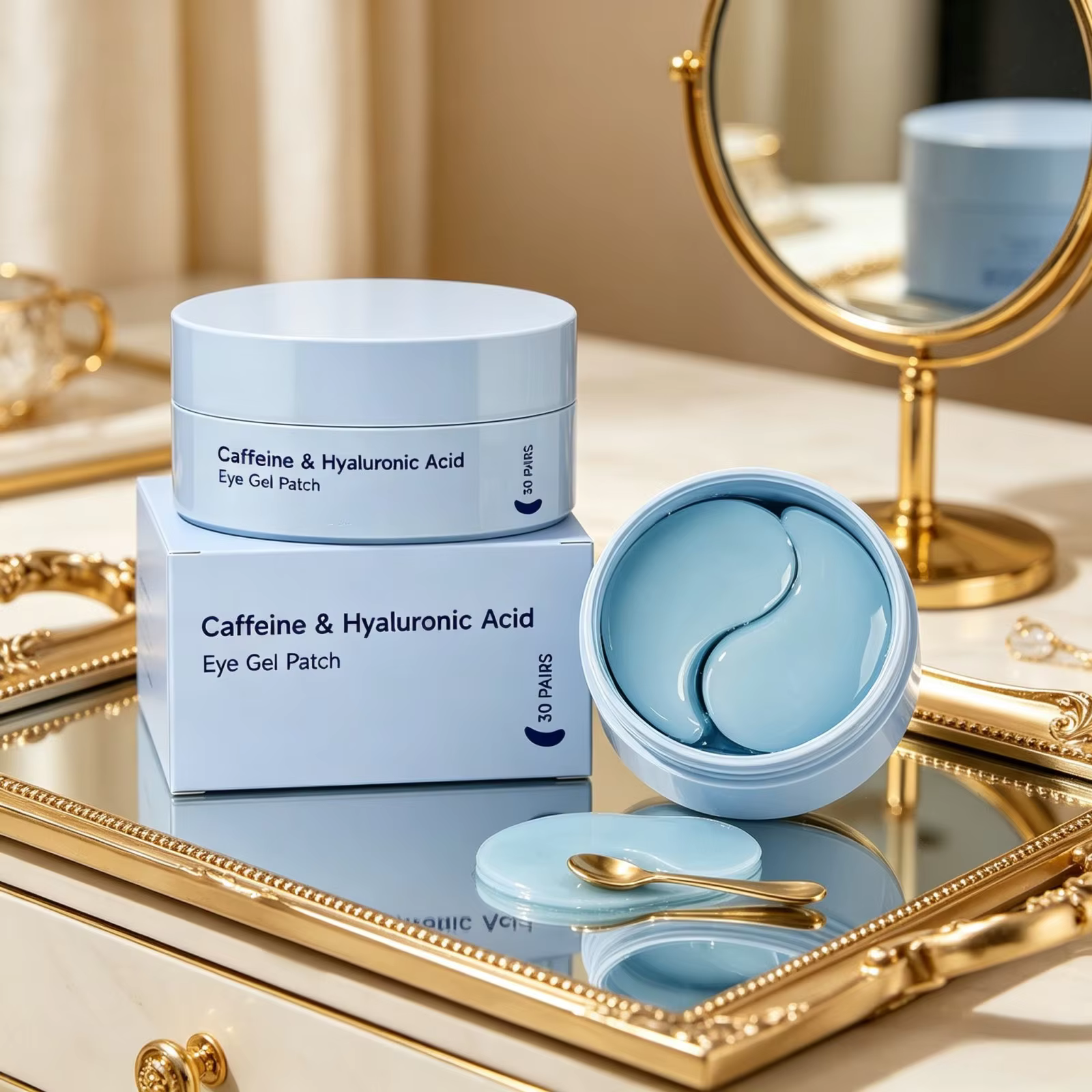 Patchs de gel pour les yeux anti-cernes et anti-poches