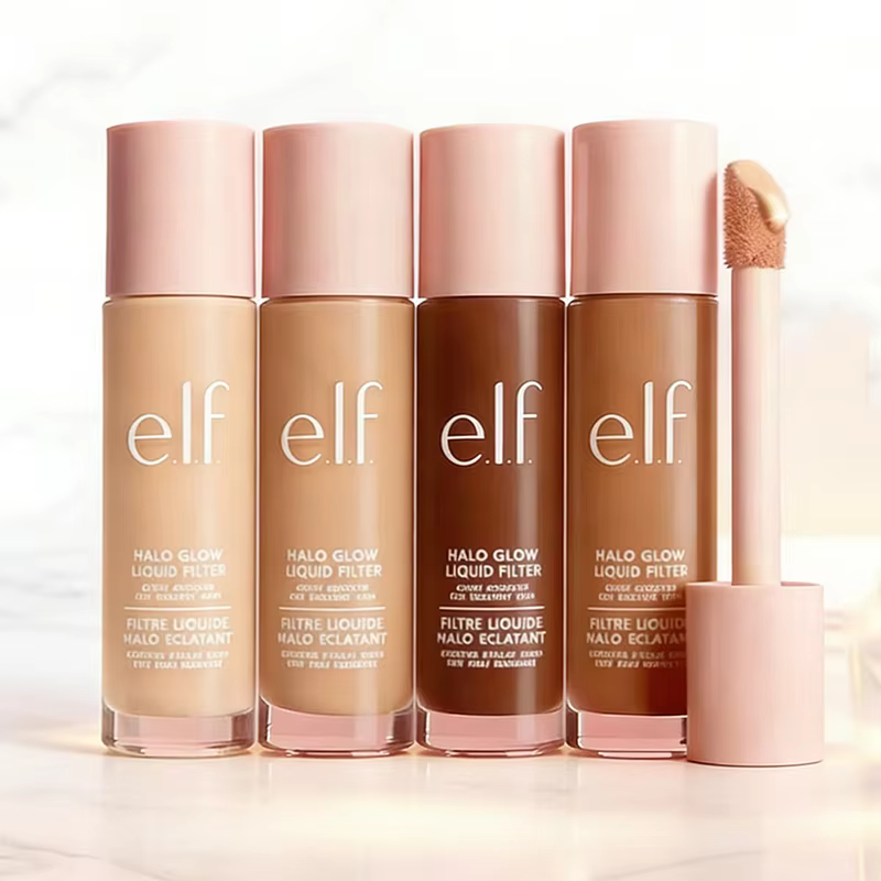 Fond de teint liquide Elf à couvrance totale, couvre naturellement les imperfections, imperméable, contrôle le sébum, hydratant, longue tenue, produit de maquillage de base