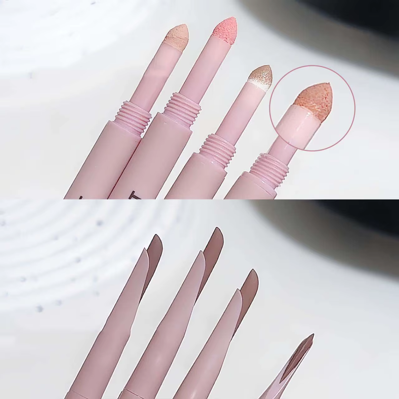 Eyeliner faucille à Double tête