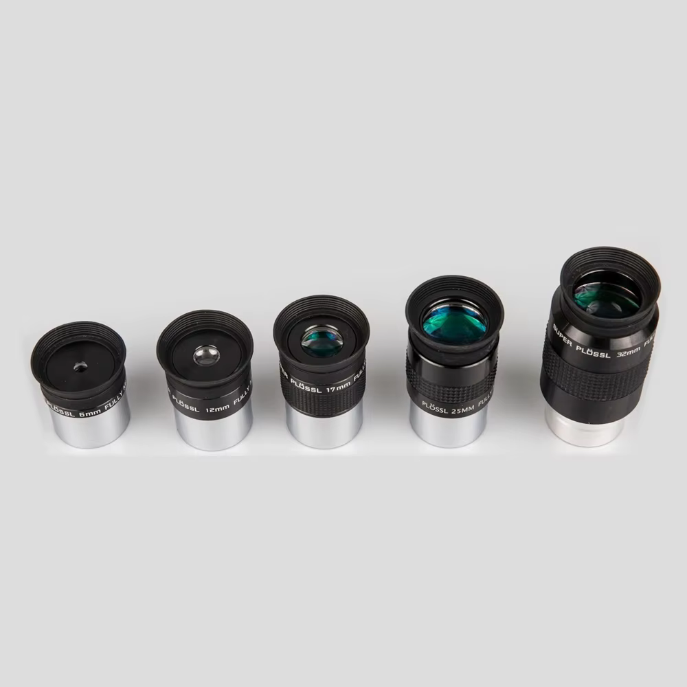 Oculaire Super Plossl 1.25'' SPL entièrement multicouche avec film vert HD pour télescopes astronomiques 6/12/17/25/32/40mm