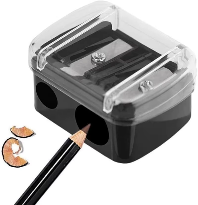 Taille-crayon à sourcils 2 en 1
