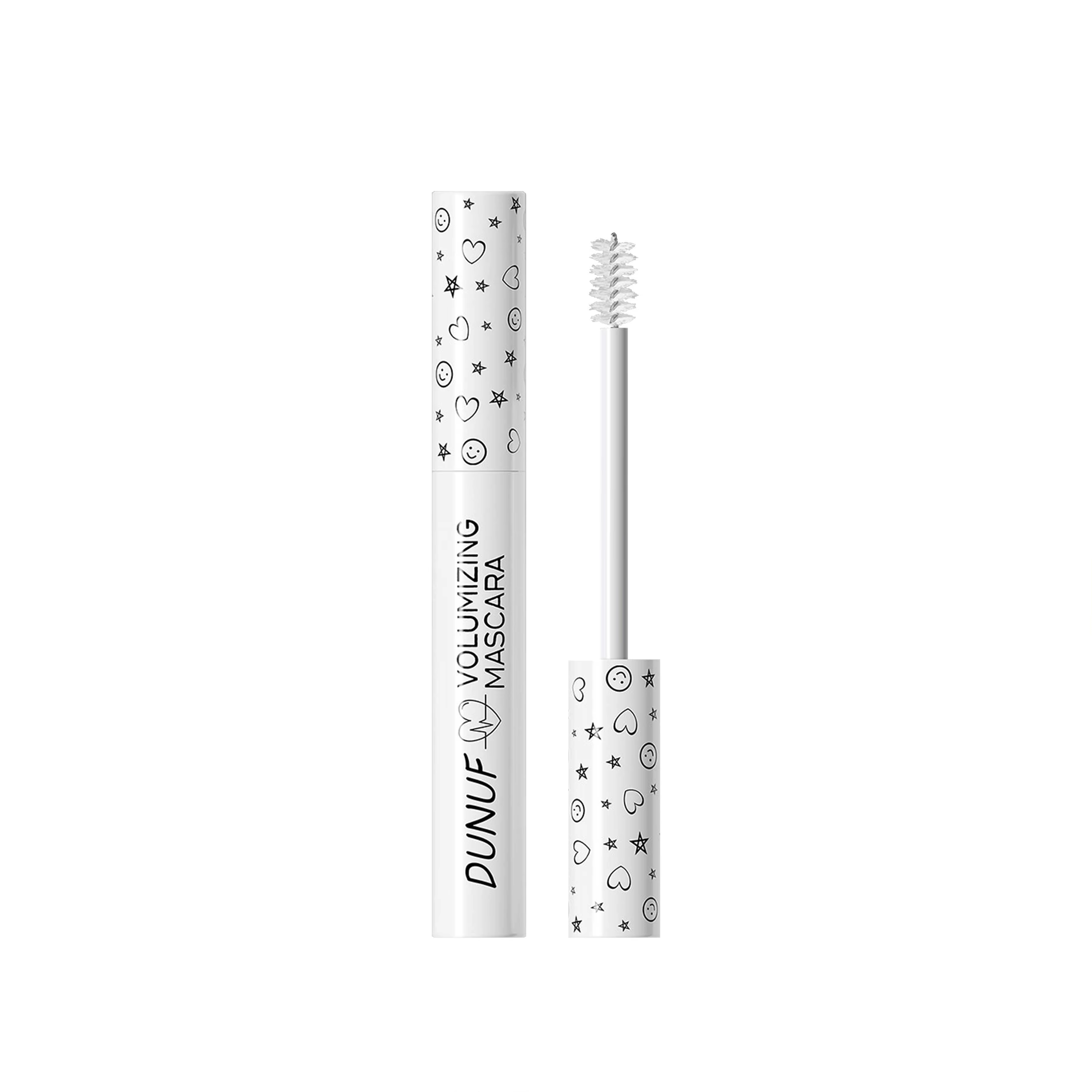 Mascara bouclé mince blanc