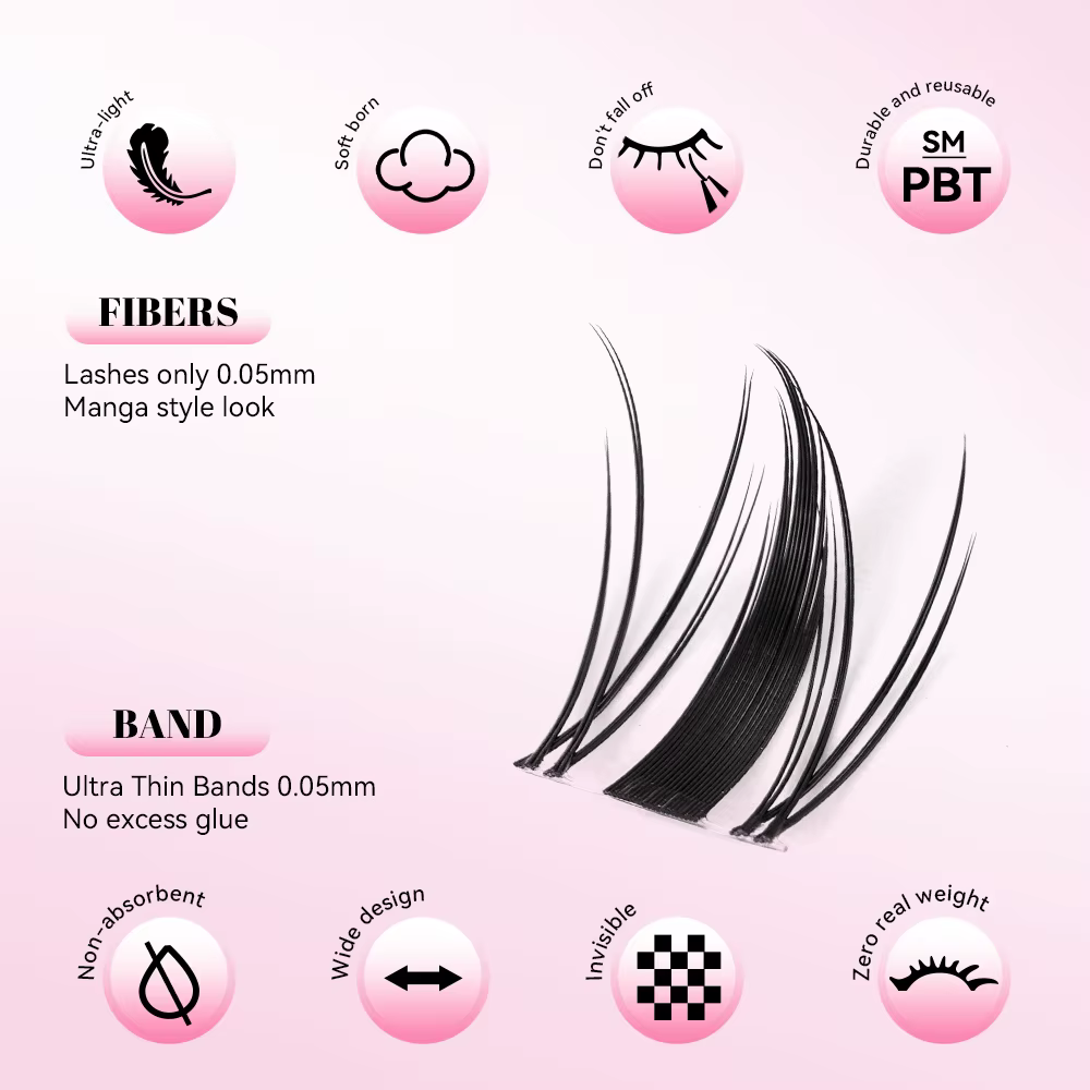 Extensions de cils uCoolMe Lashes Fairy Manga