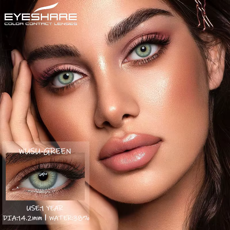 EYESHARE 1 paire de lentilles de contact colorées pour les yeux