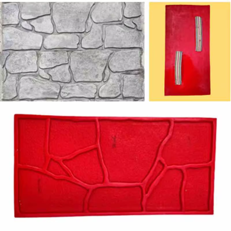 Moule de gaufrage de sol en ciment, Art rétro, outil de gaufrage de mur en béton, moule de pavage de construction de jardin