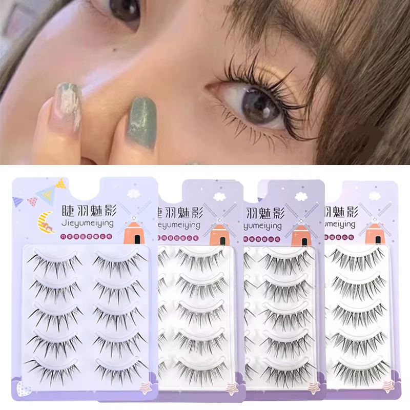 Extension de faux cils en vison naturel croisé