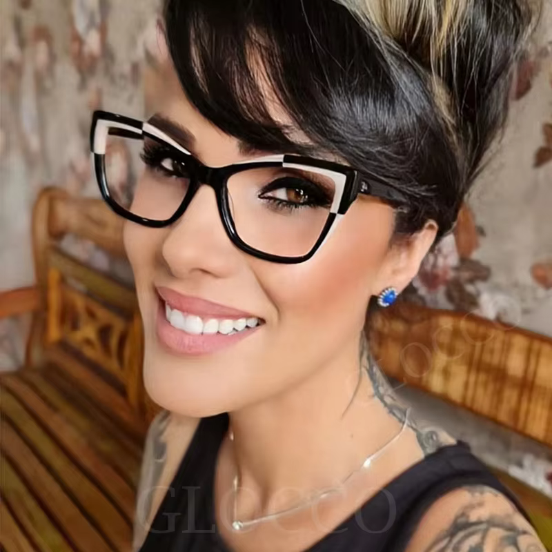 Lunettes de lecture œil de chat pour femmes, nouvelle marque de mode, tendance, léopard rose, Anti lumière bleue, pour ordinateur, Focus Plus 0 ~ + 6.0