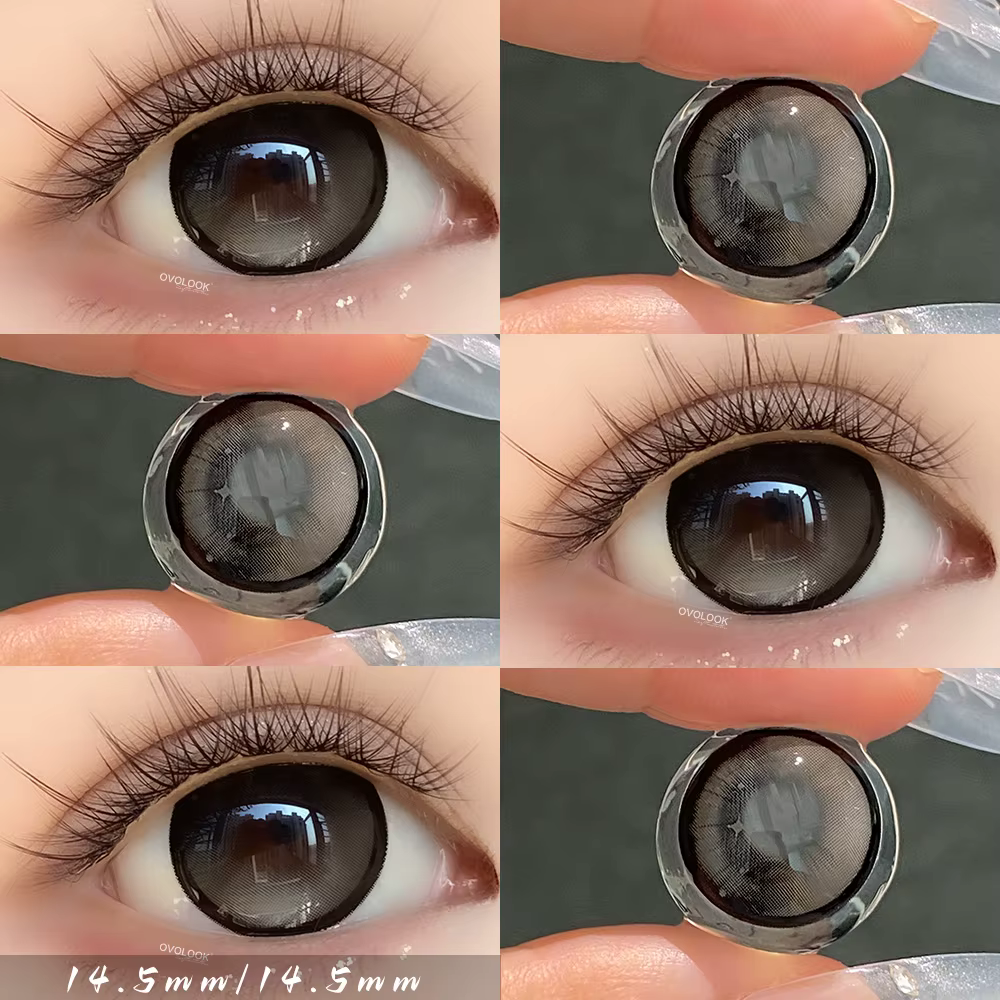OVOLOOK - 2 paires de lentilles de couleur pour les yeux